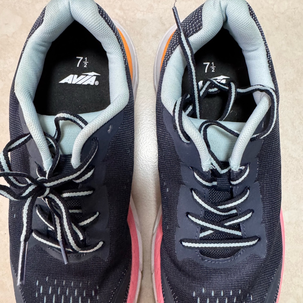 Avia Women’s Hightail Athletic Sneakers Blue Pink 7 1/2 - Picture 2 of 6